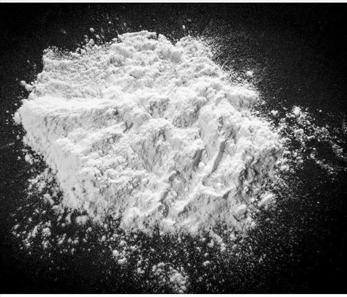 Borax powder, white powder